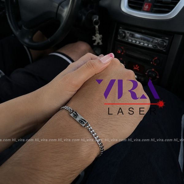 دستبند حکاکی چشم یار